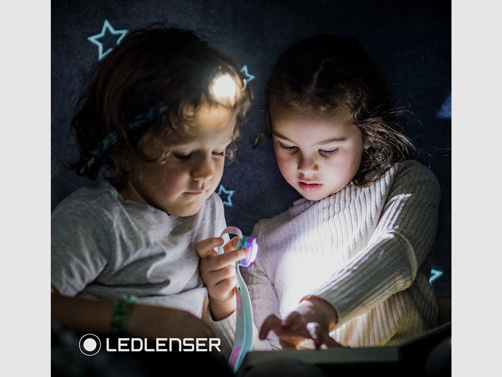 Ledlenser 502538 Latarka czołowa dla dzieci KIDLED2 fioletowa 40 lumenów