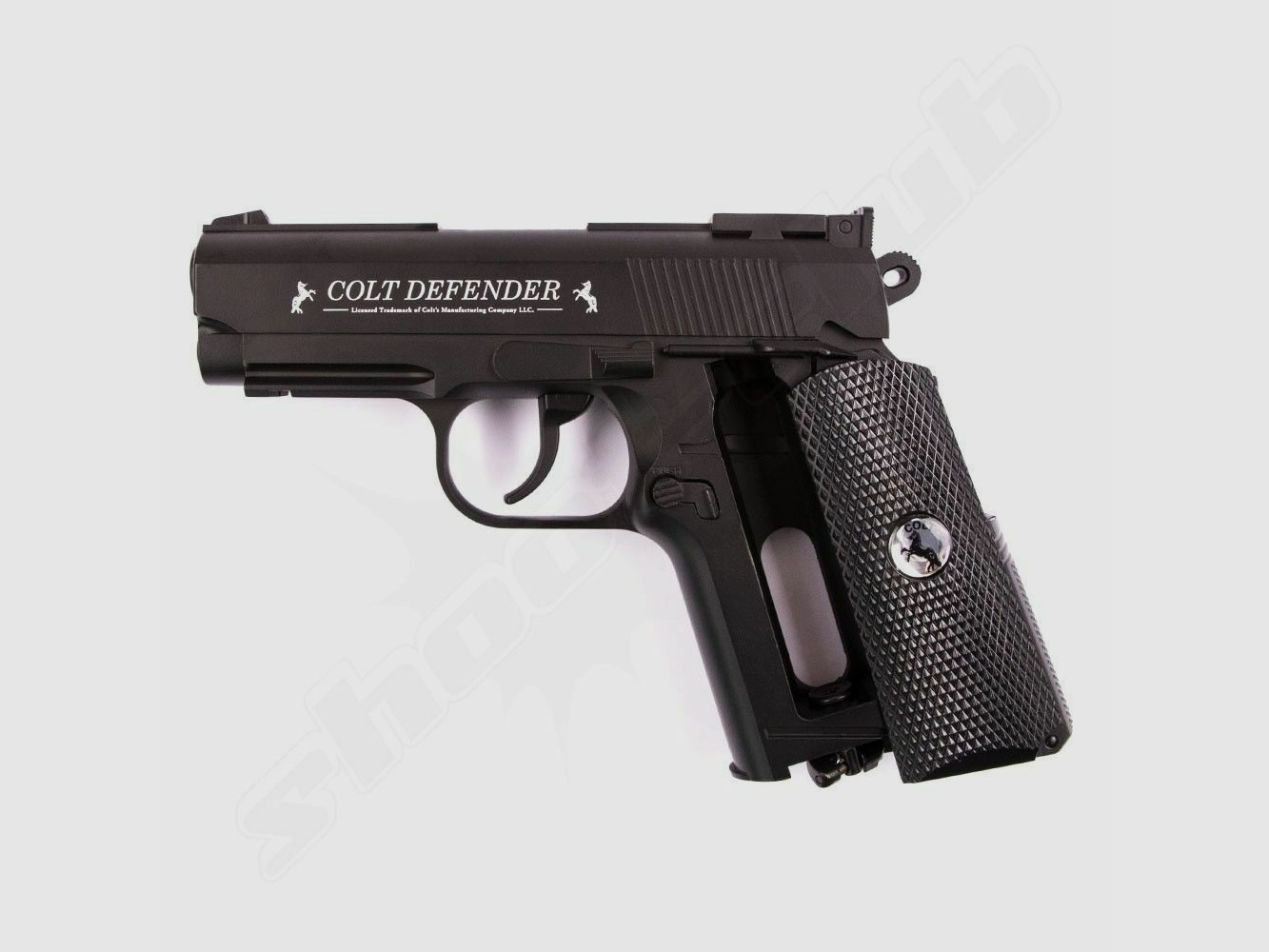 Colt	 Defender CO2 Pistole 4,5mm BBs Zielscheiben Set