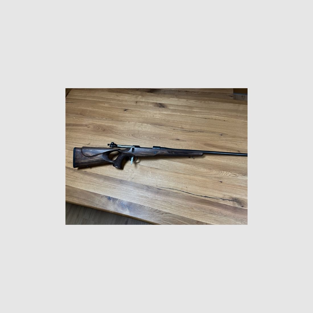 Mauser M 12 Max, hole stock, reinforced barrel, barrel with muzzle thread 15x1, with hand cocking mechanism caliber 30-06 Spring, special price, image 1 of 3