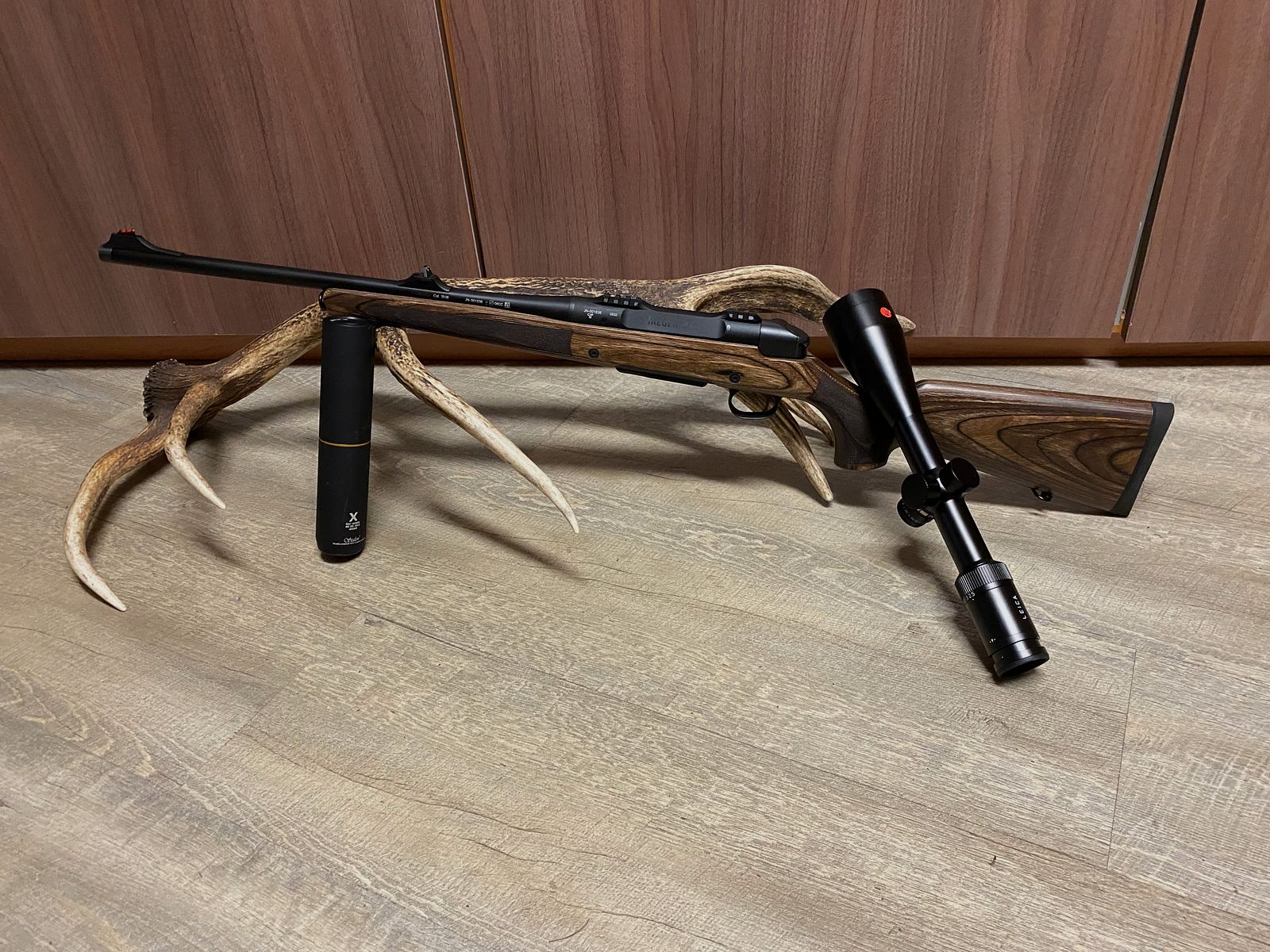 Haenel Jaeger NXT, with Leica Amplus 6 2.5-15x56 i