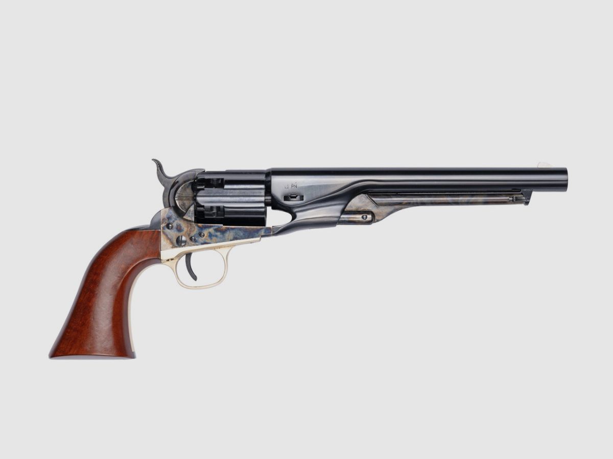 REV UBER 1860 ARMY FLUTED .44 8" LÄNGE KANNELE SCHWARZPULVER 340410, Bild 5 von 5