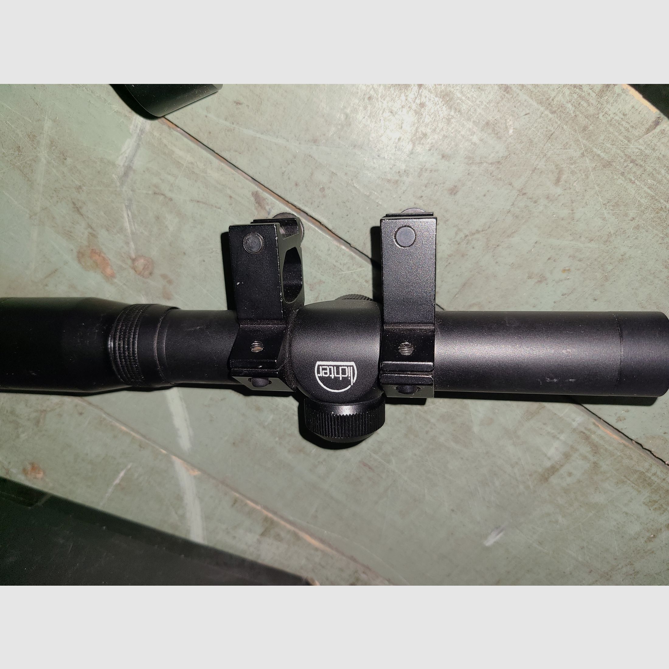 PISTOLA CON MIRINO VECCHIA ZFR UMAREX 1,5 x 15 COATED / + ZFR LUCIDO 2,5 x 20 USATO / ! LEGGERE LA DESCRIZIONE !, immagine 5 di 8