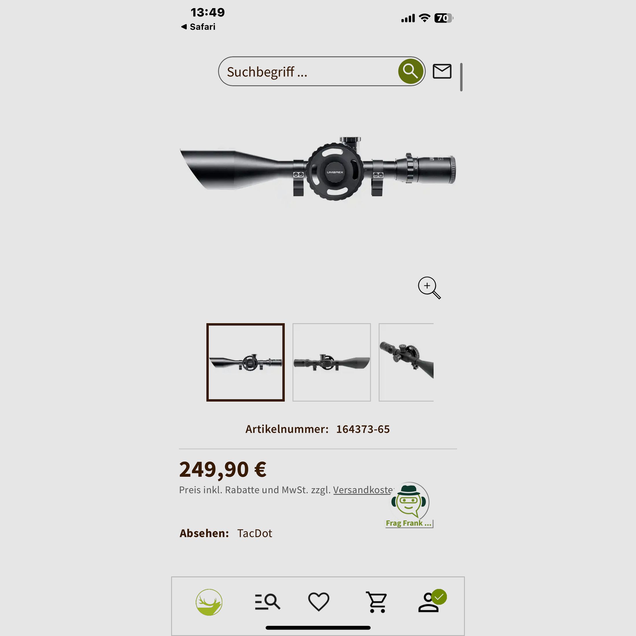 UMAREX RS 8-32x56 NUEVO