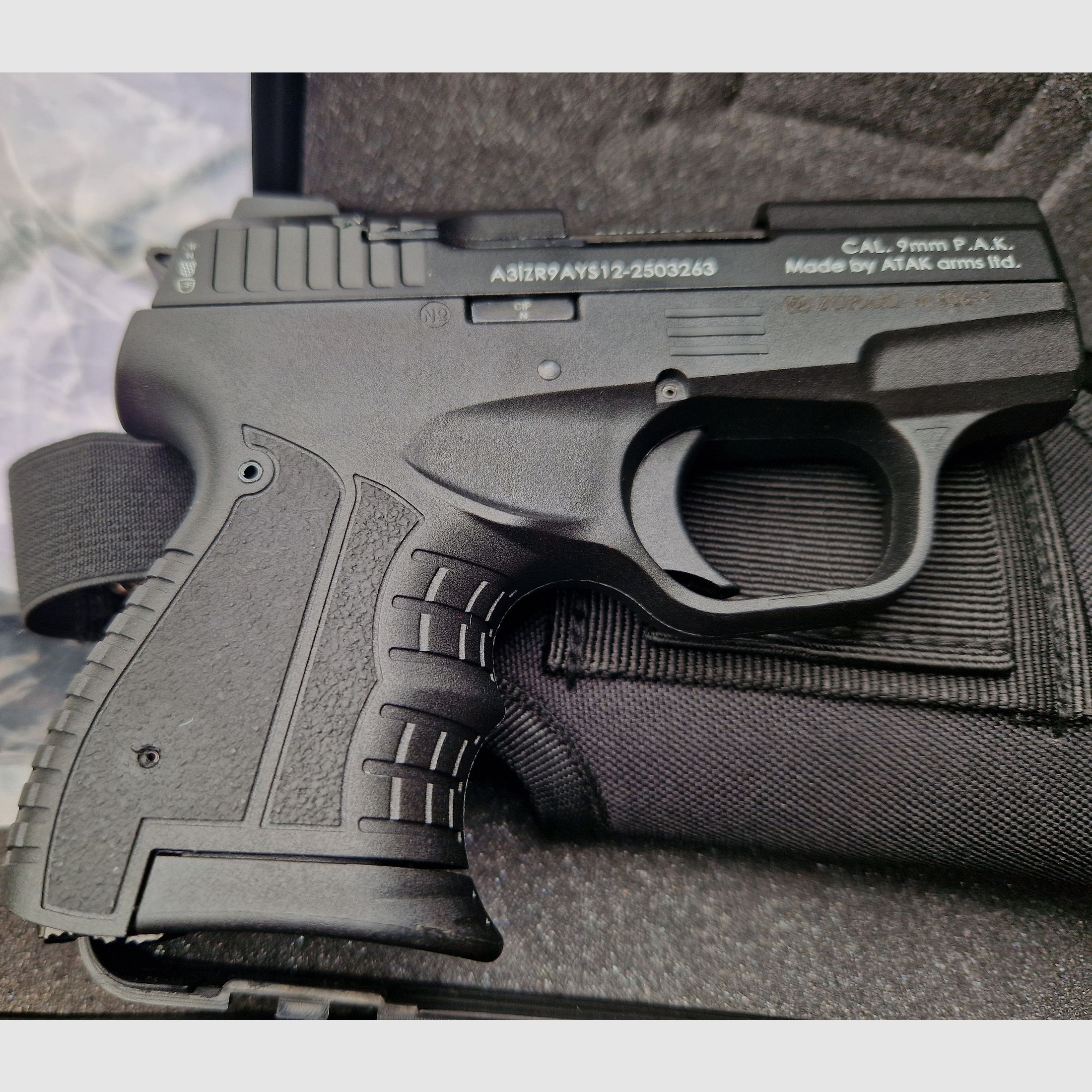 Zoraki 906 pistolet à blanc/gaz comme neuf