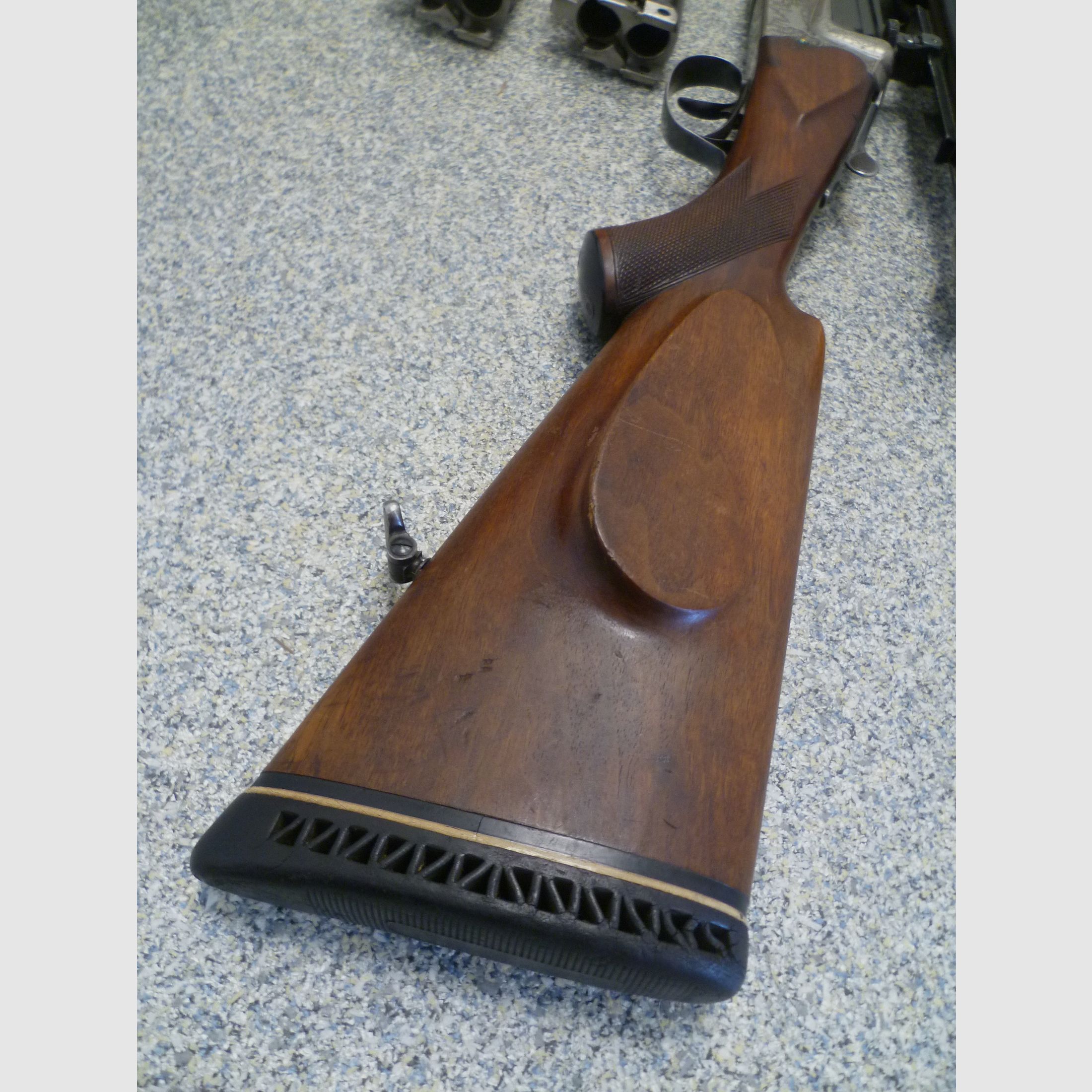 Bockbüchsflinte mit 2 BDF-Austauschläufen Merkel/Bühag/Adamy 8x57IRS & 12/70 sowie 12/70