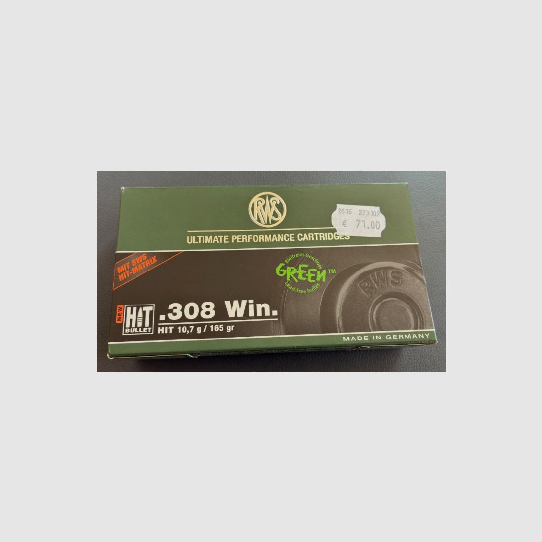 RWS Jagdpatronen HIT .308 WIN