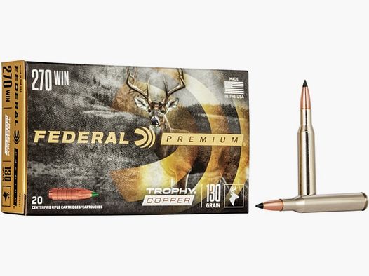 Federal Premium Trophy Copper .270 Win. 130GR 20 nabojów