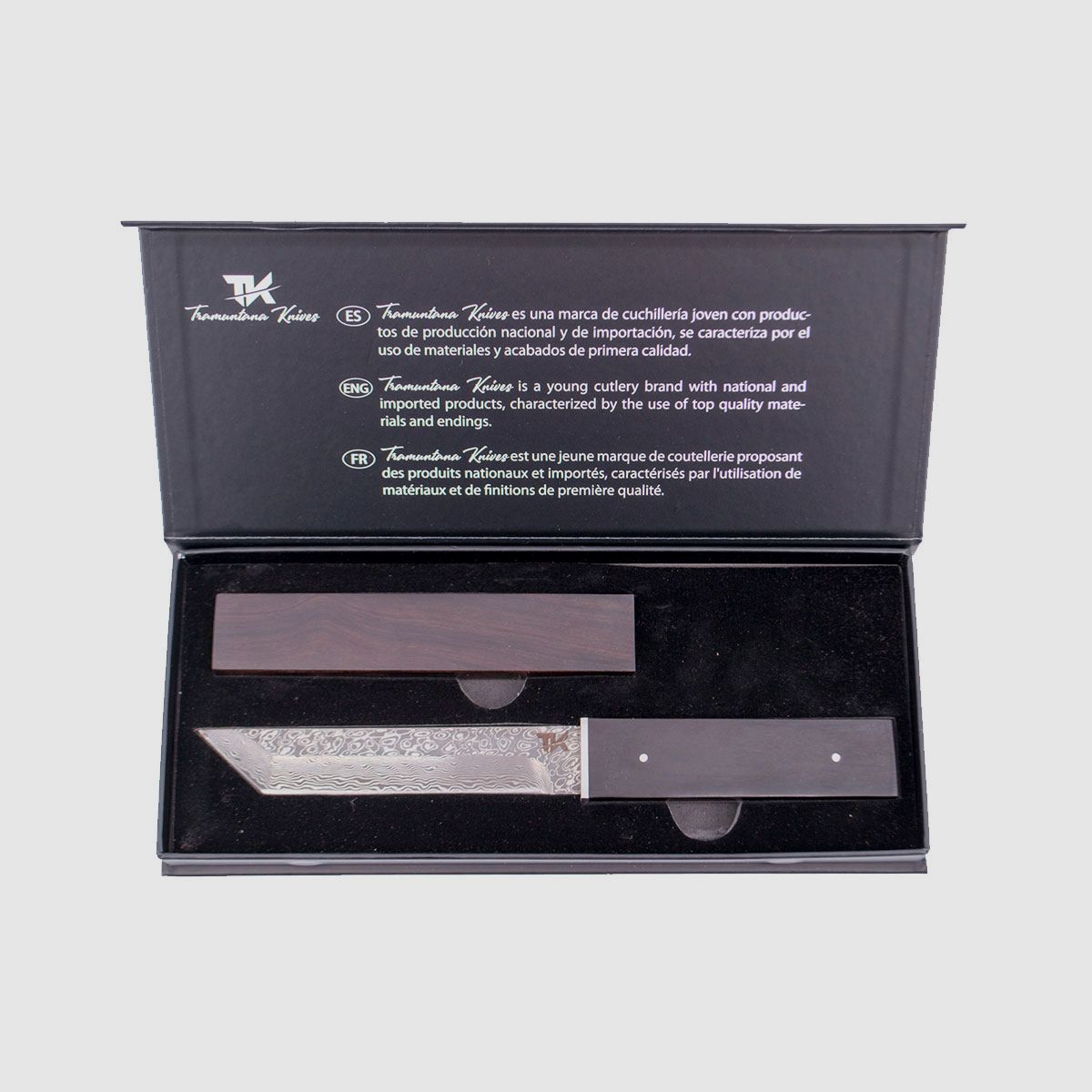 Knife – Tramuntana Knives – Tanto Tramuntana TK Damascus, image 2 of 5