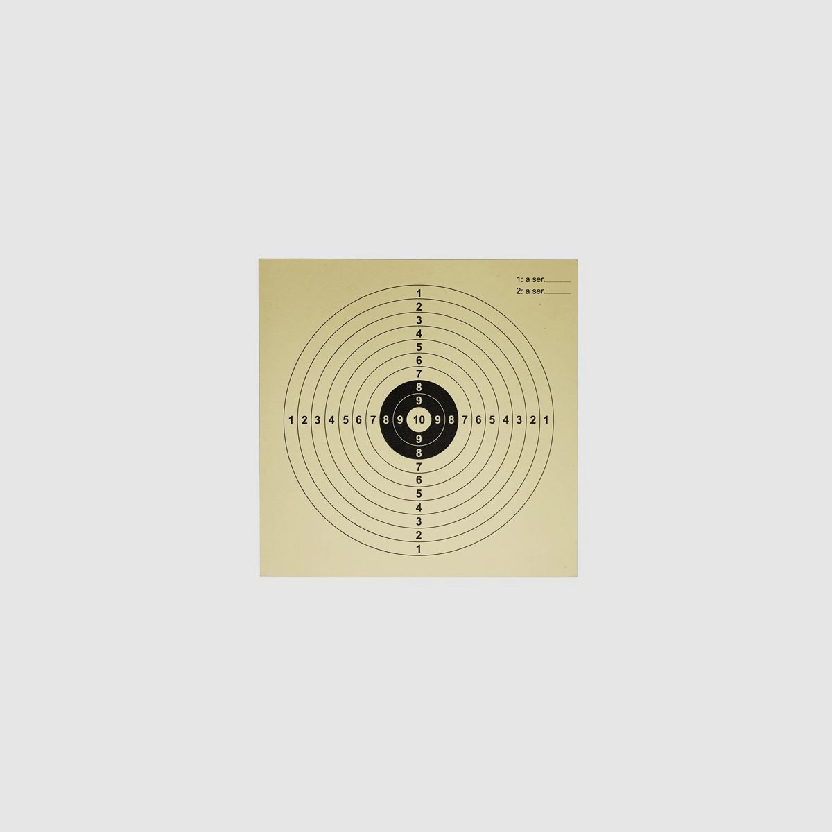 FRITZMANN 100 Luftgewehrscheiben