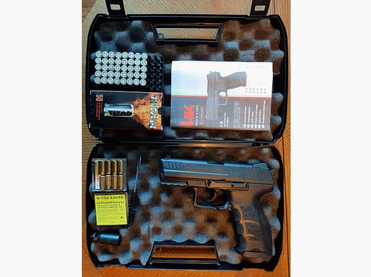 Schreckschußpistole Heckler & Koch P 30 9mm P.A.K. im Koffer mit Zubehör
