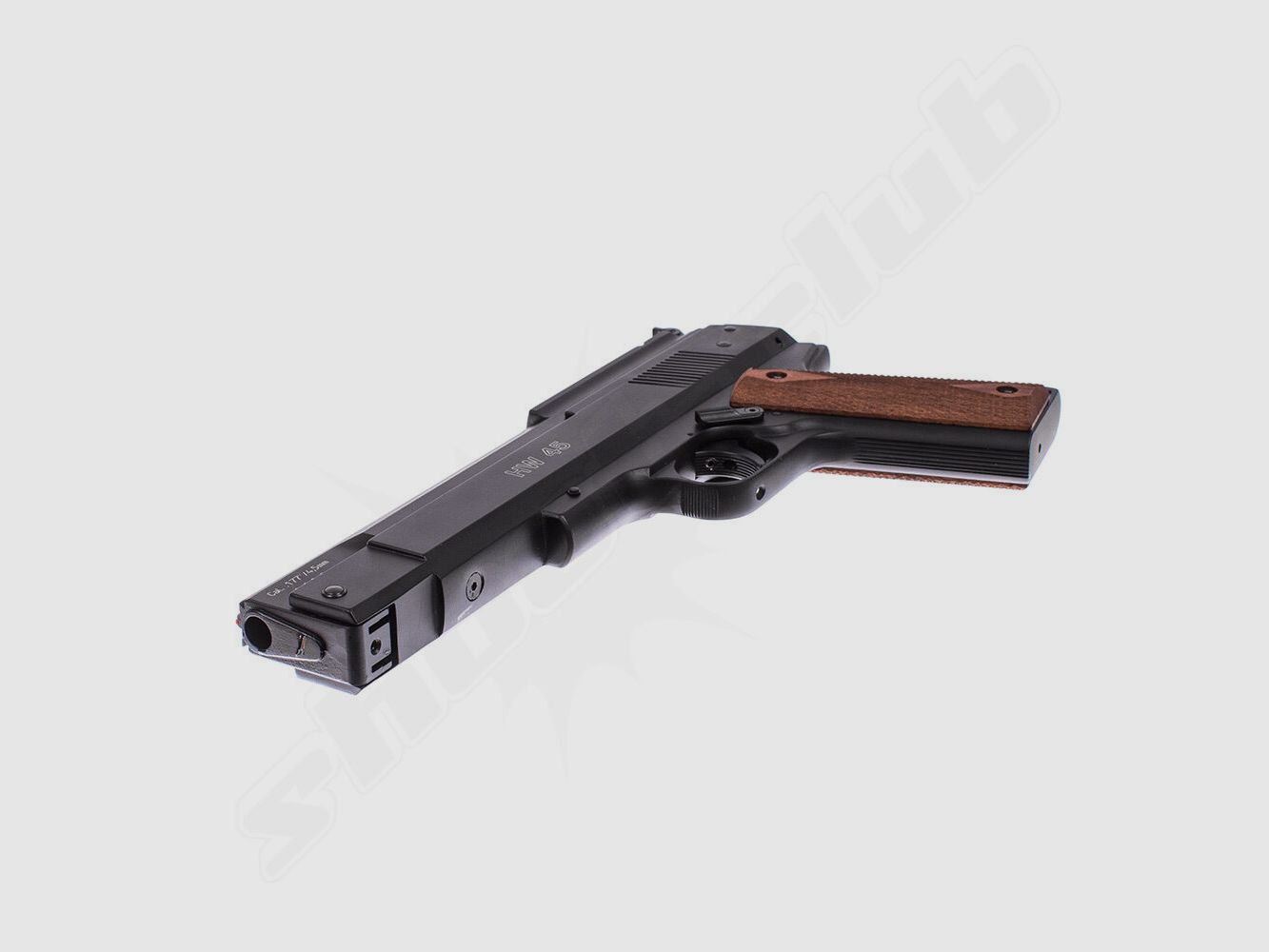 Pistola ad aria Weihrauch HW 45 in calibro 4,5 mm - blu