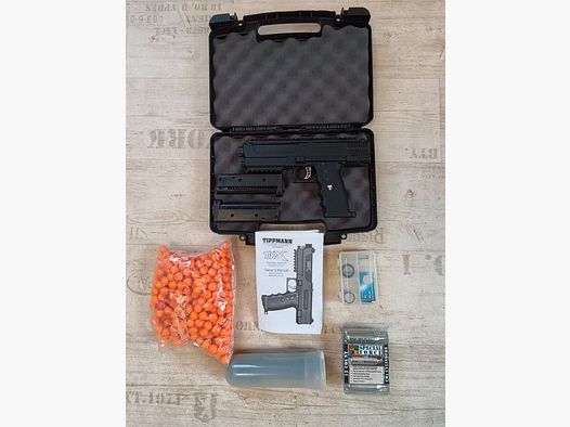 Tippmann Tipx, calibro 68, come nuovo, molti accessori