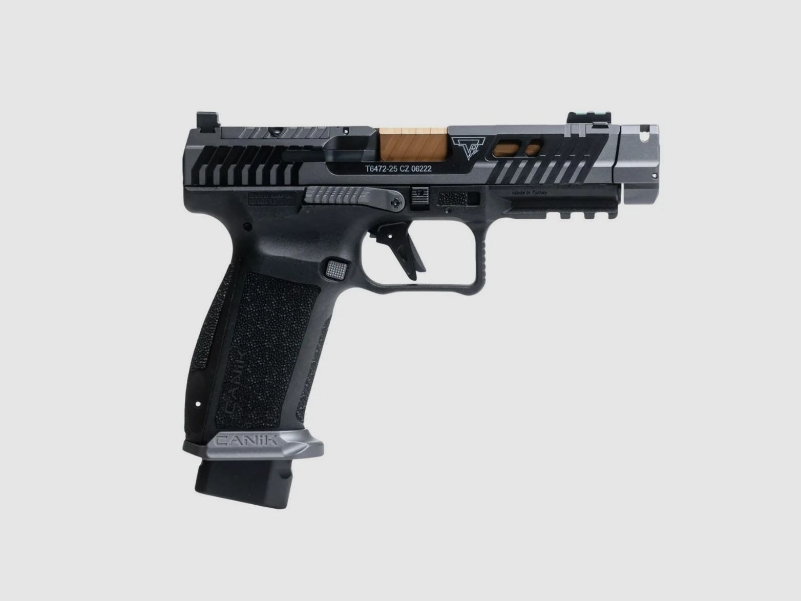 Pistole Canik TTI Combat Smoke, 9×19, 19 Schuss, Holster, Bild 2 von 2
