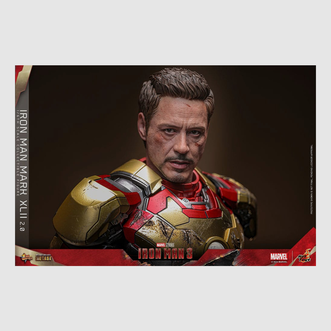 Iron Man 3 Movie Masterpiece Diecast Actionfigur 1/6 Iron Man Mark XLII (2.0) 32 cm | 43311