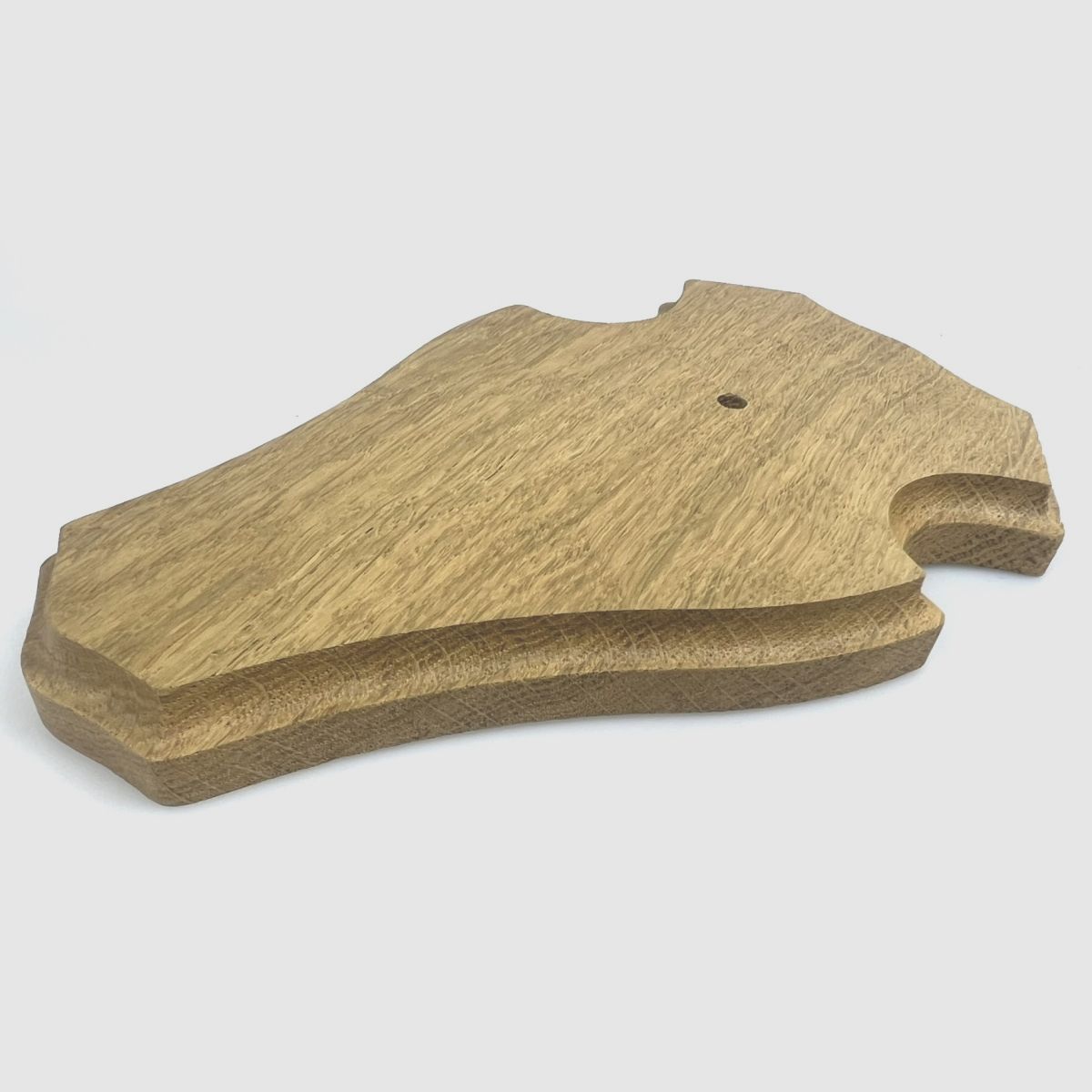 Gehörnbrett Reh 22x13 cm hell rund o. Kieferfach