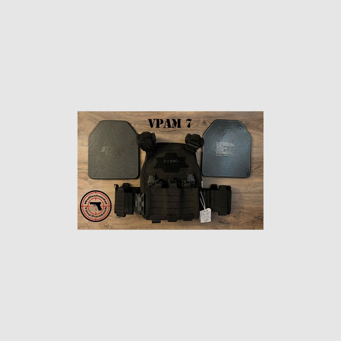 CYTAC Plattenträger mit ballistischen Platten VPAM7