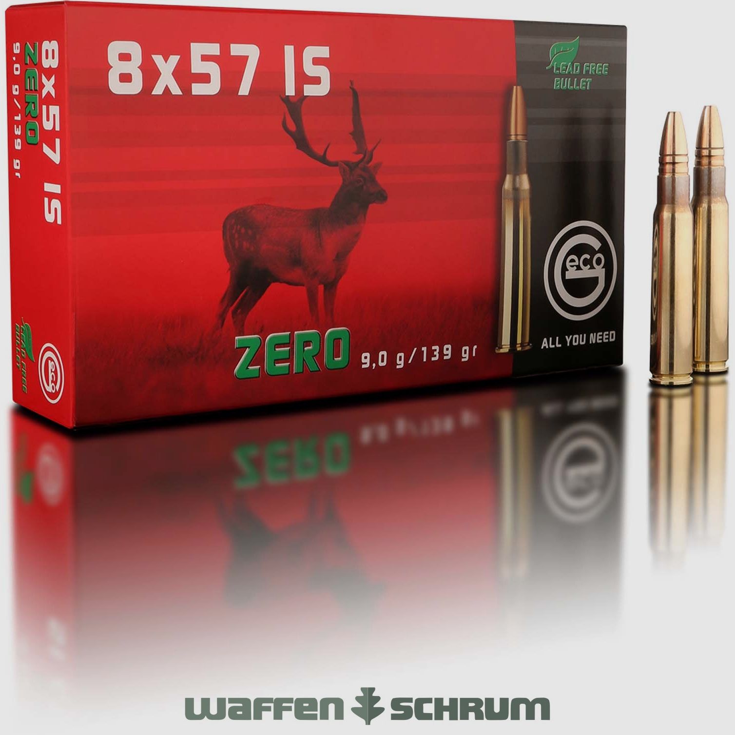Geco 8x57JS Zero 9,0g - 139gr