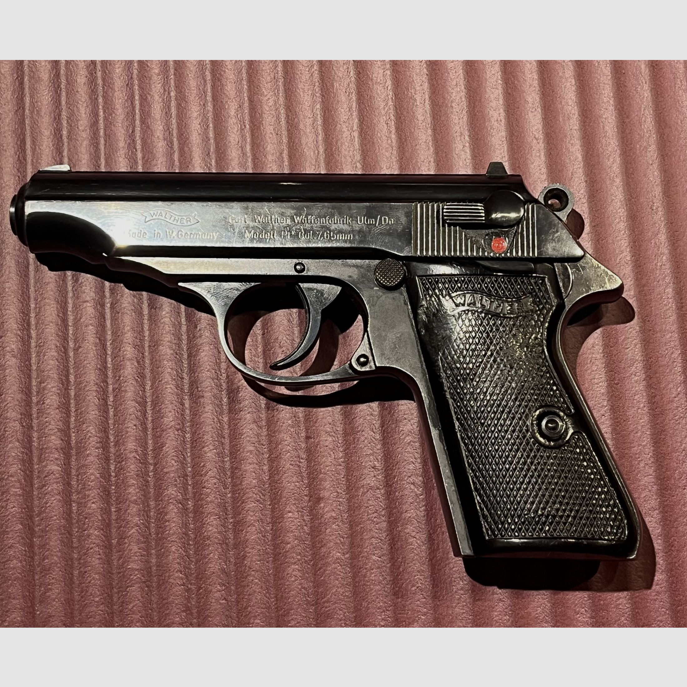 Walther PP 'Polizeipistole' 7,65mm - Set mit Munition