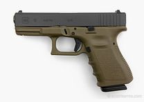 Glock 19 Gen3 Military Olive, neuwertige Gebrauchtwaffe, 9 x 19 mm