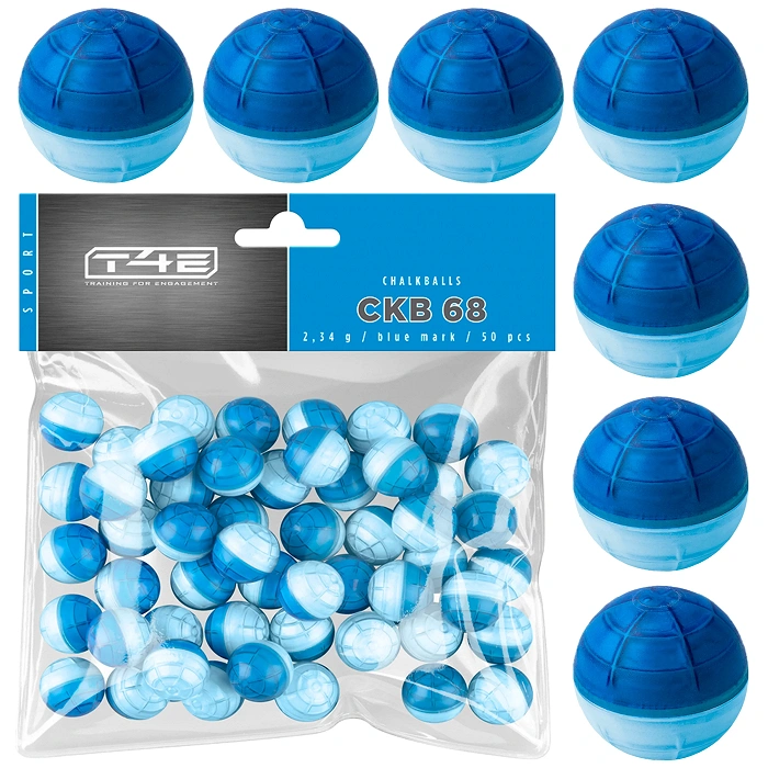 T4E Sport CKB powder balls cal. .68 50 pcs. blue (2.4588), image 5 of 6