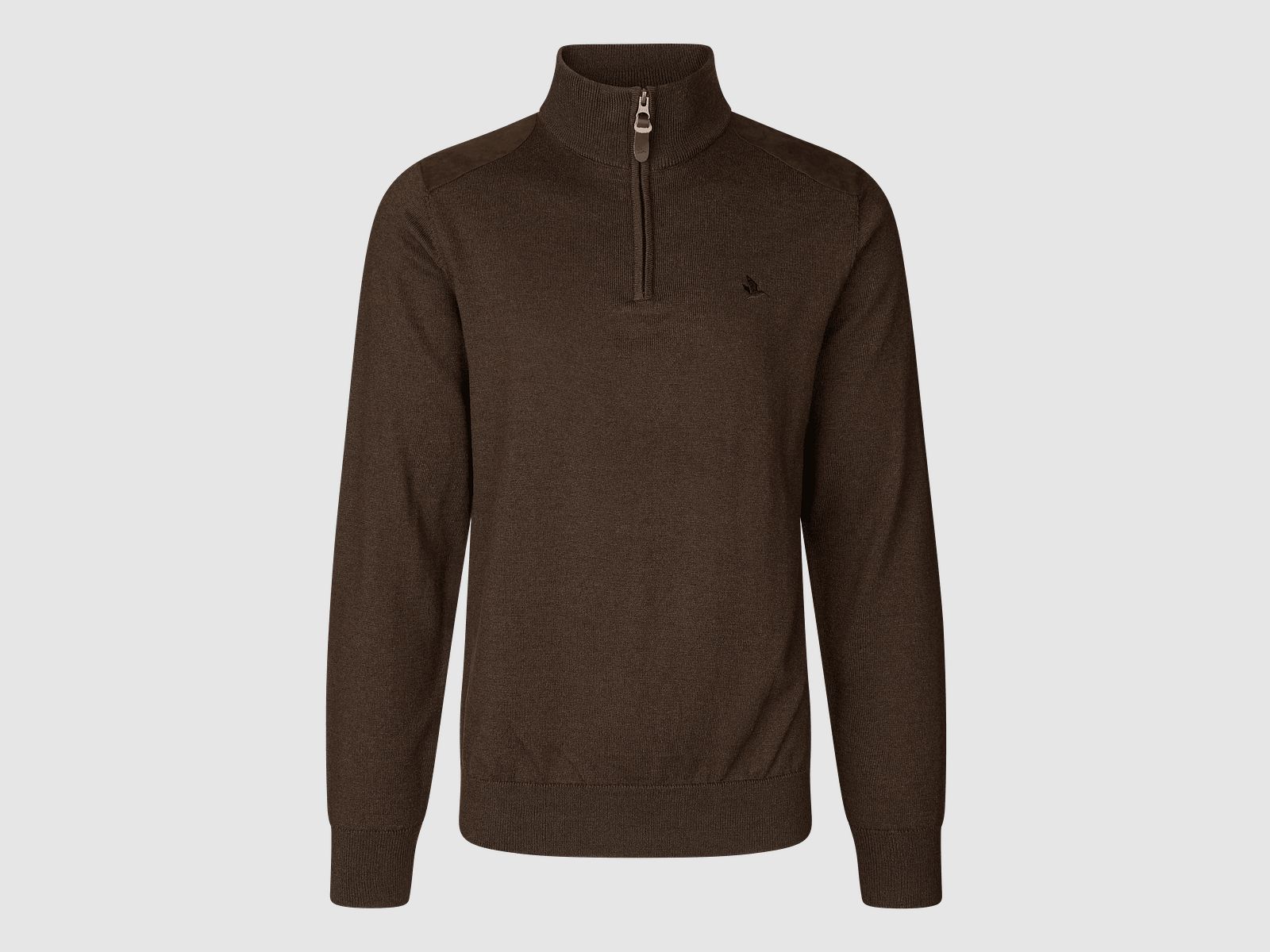 Seeland Pine Half Zip Sweter Mężczyźni Ciemnobrązowy 3XL
