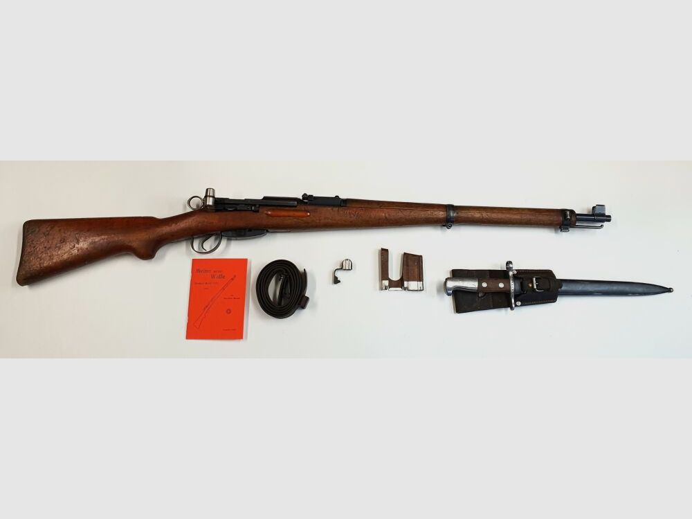 Waffenfabrik Bern Repetierbüchse Waffenfabrik Bern Schweizer K31 Kaliber 7,5x55swiss komplett nummerngleich + Hämmerli