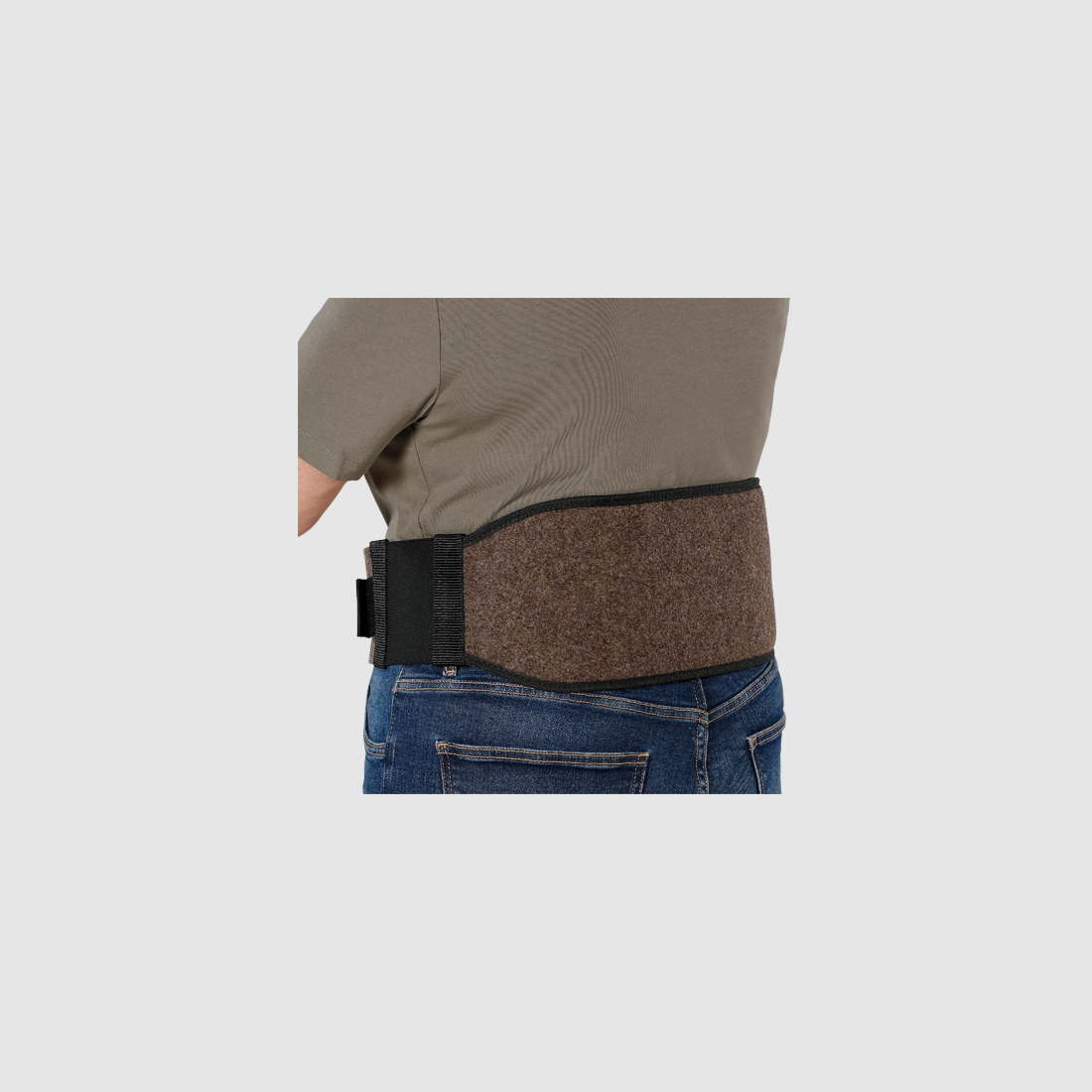 Rückenwärmer – Nierenwärmer aus Wollfilz mit Tasche, Bild 1 von 3