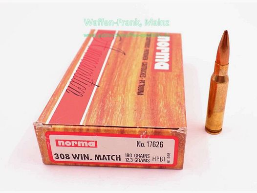 Norma Büchsenpatronen .308Win Match