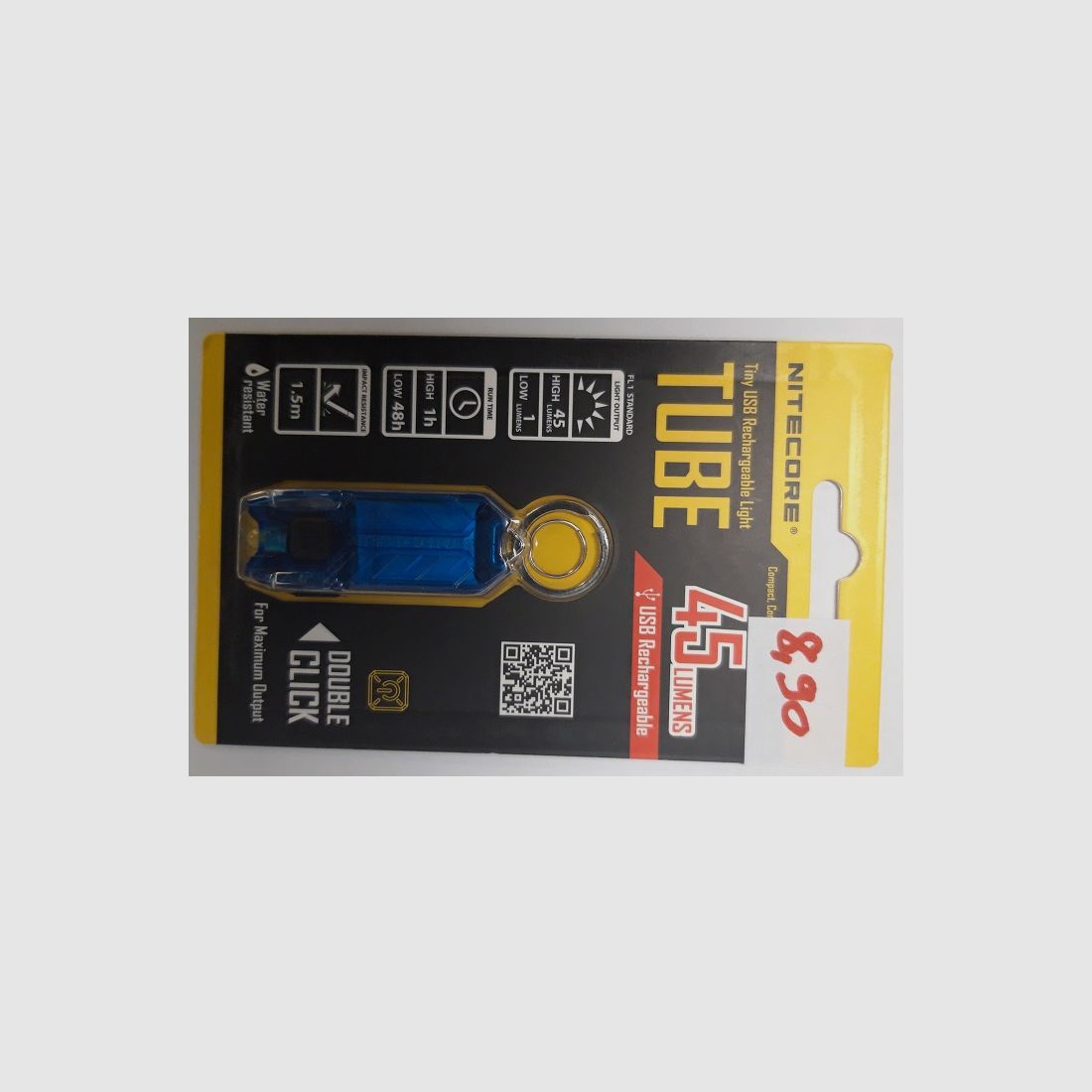 Böker Nitecore Tube Niebieskie 45 Lumen Latarki