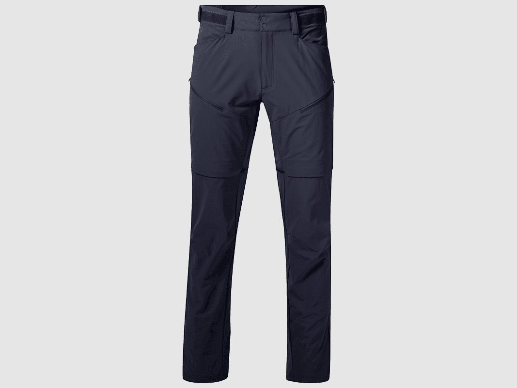 Bergans Convertible Zip-Off Pantalons Softshell Homme Bleu Marine 56
