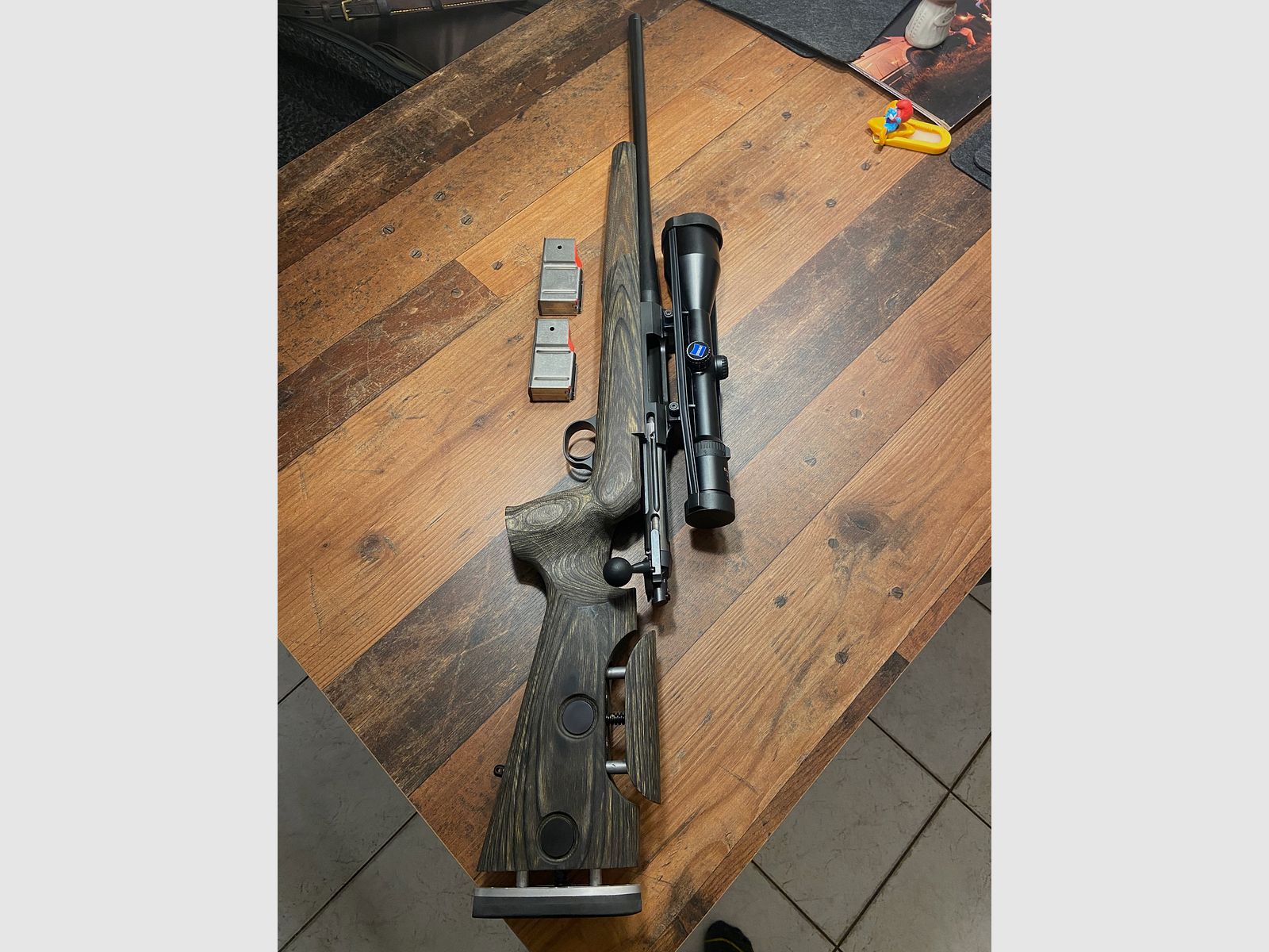 Steel Action 9.3x62 left Odenwald stock thread Zeiss, image 3 of 6