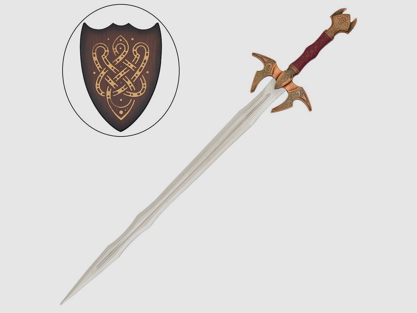 Thor Bifrost Schwert mit Wandhalterung