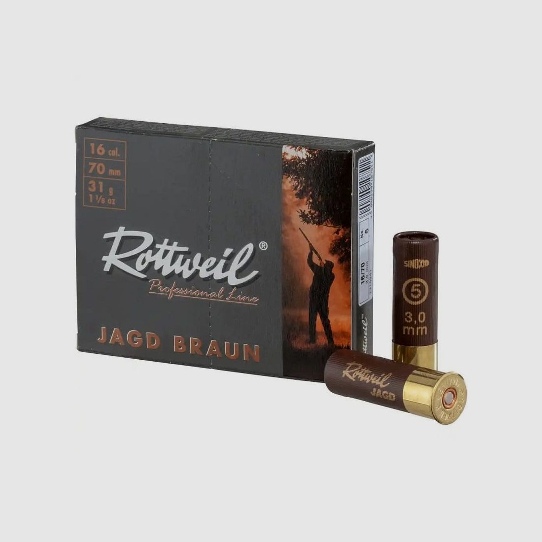 Rottweil Jagd Plastik 16/70 3,0 mm - 10 Stk.