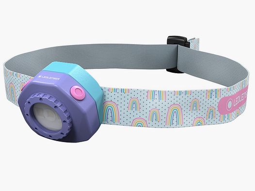 Ledlenser 502536 Kinder Stirnlampe KIDLED4R lila 40 Lumen