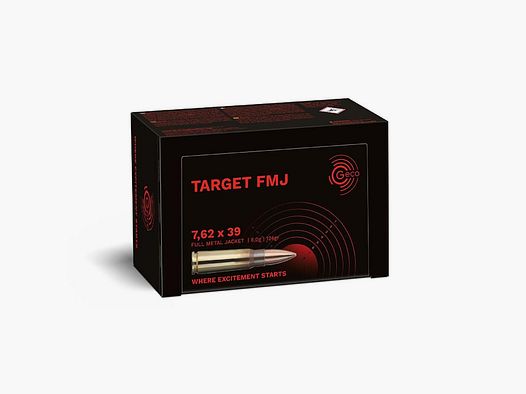 GECO kal.7,62×39 TARGET FMJ 8,0g/124gr 50szt.