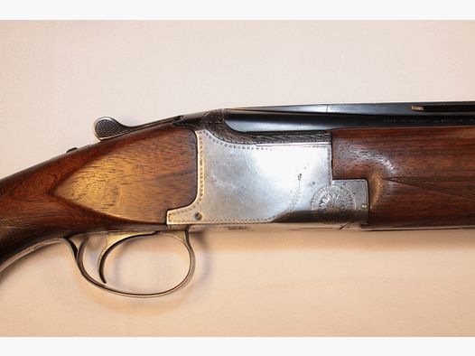 Double-barreled shotgun, FN, Browning, B25, trap shotgun.