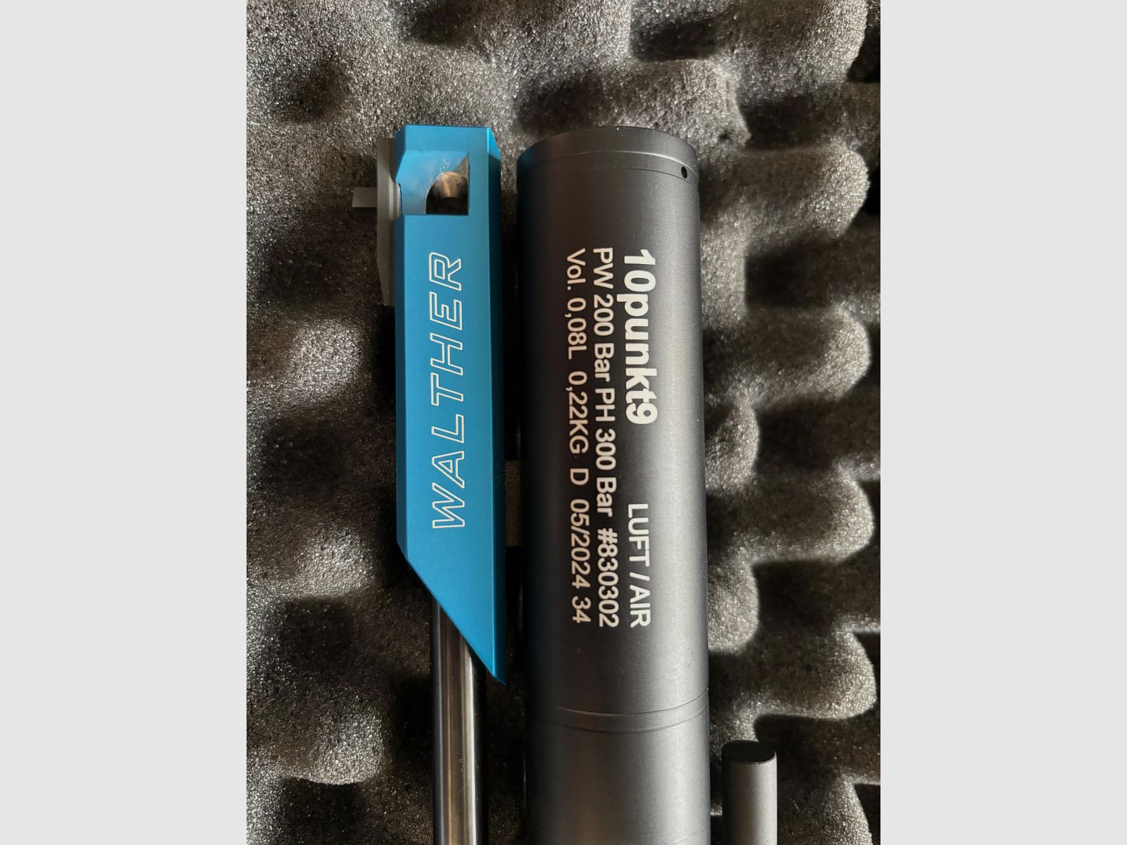 Walther LP 300 Luftpistole (Luft entweicht am Druckminderer)