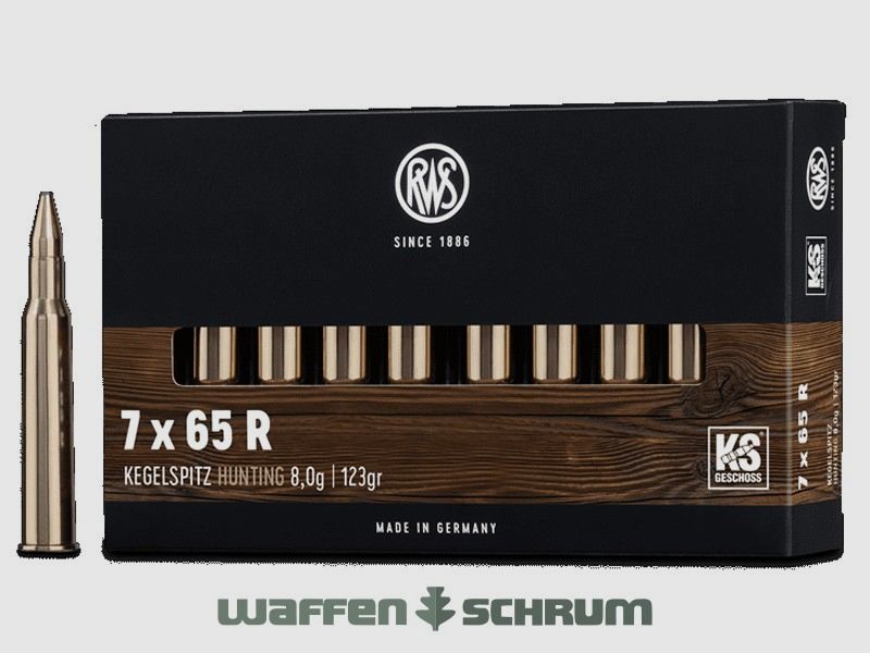 RWS 7x65R Kegelspitz 8,0g - 123gr
