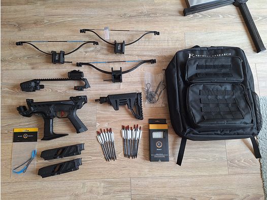 EK Archery REVO 7 Armbrust mit viel Zubehör