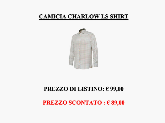 Beretta – CAMICIA CHARLOW LS SHIRT