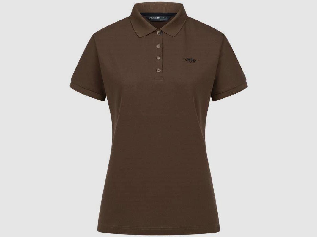 Blaser Damen-Poloshirt 25 Dunkelbraun, Bild 1 von 4