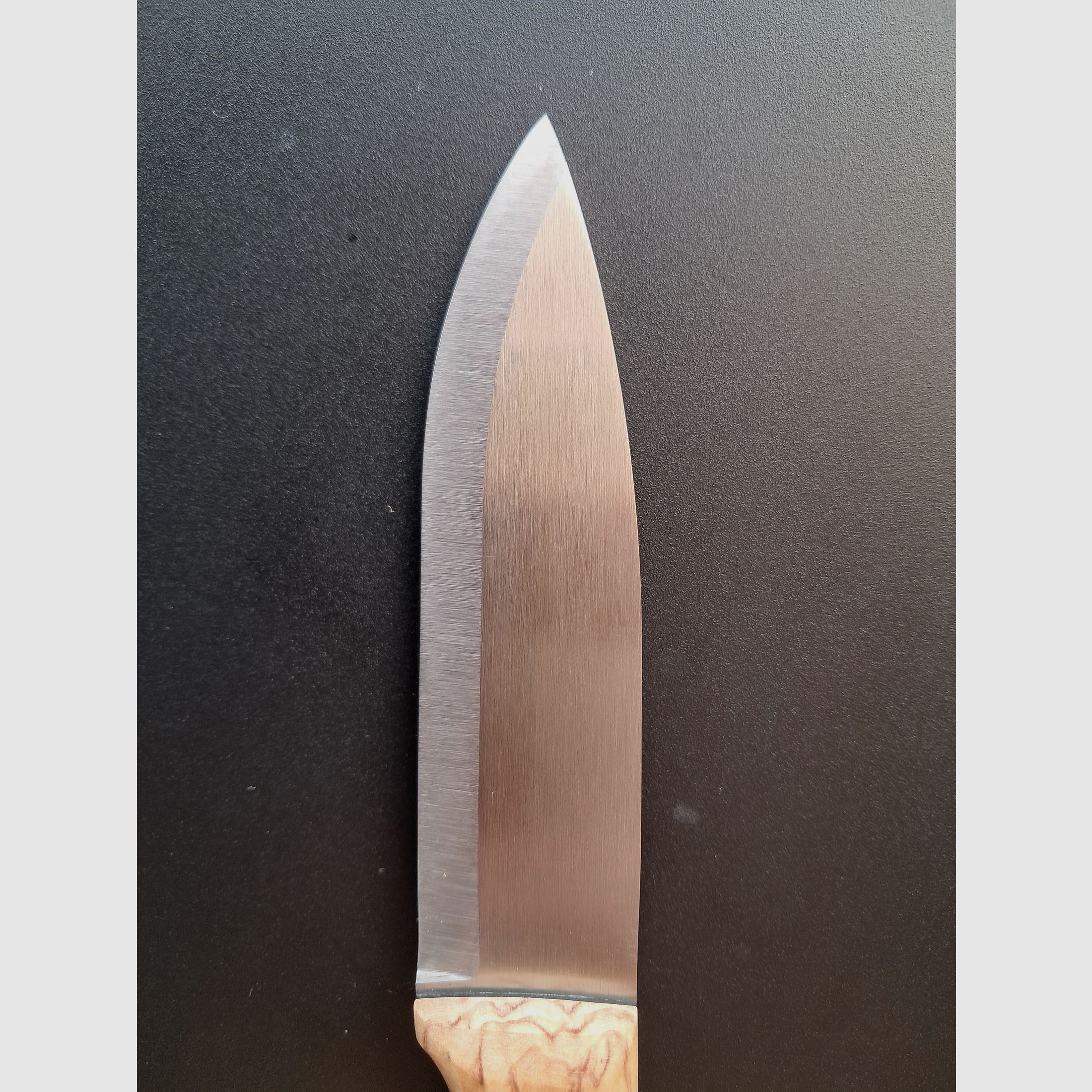 Casström No. 10 Swedish Forest Knife, Curly Birch, Scandi Grind, Jagdmesser