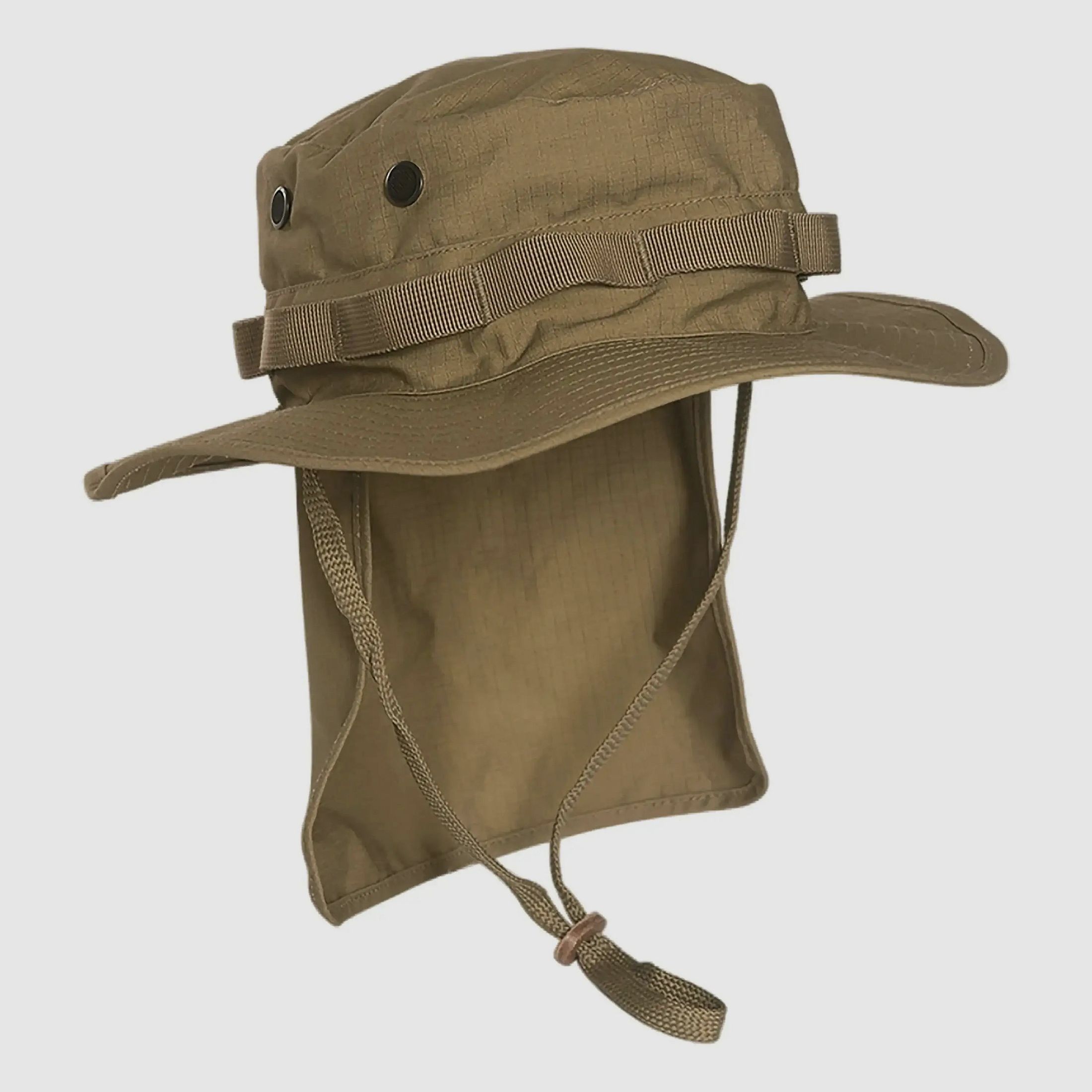Teesar Teesar Britischer Boonie Ripstop mit Neckflap - Coyote / S