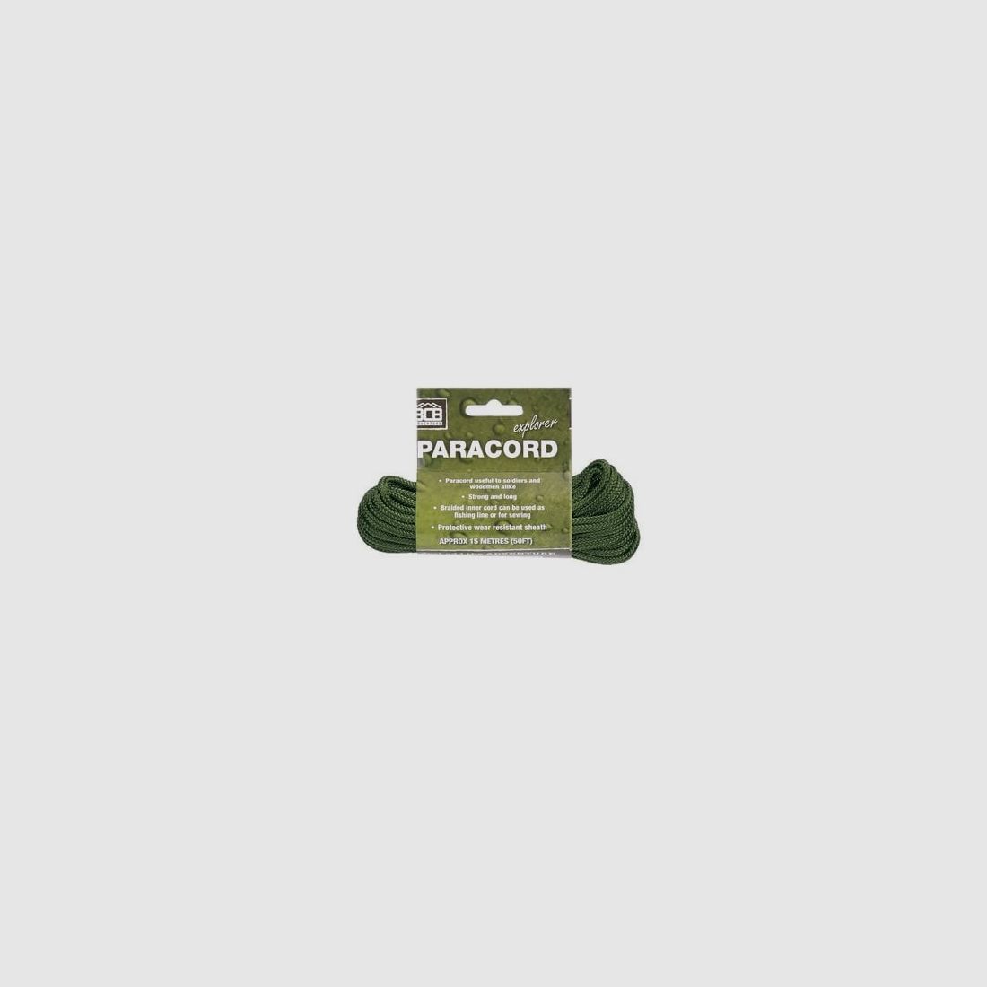 Paracord 15 m Vert, image 8 sur 9