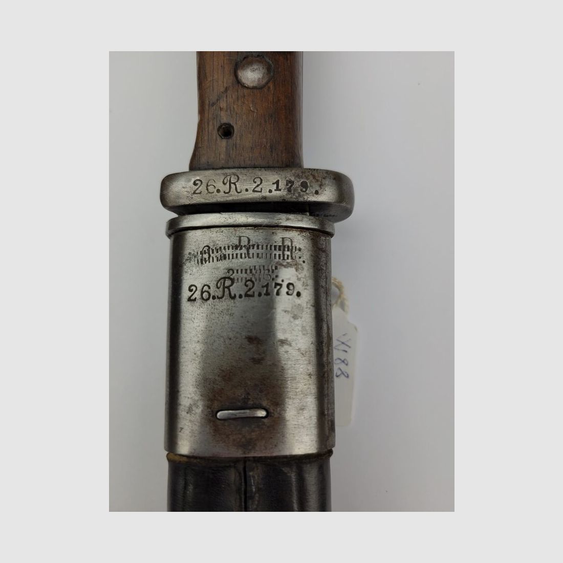 Rare baïonnette allemande 84/98 du 1ER type – Weyersberg – prussienne 1888 – au numéro ! – BE+/TBE-, image 1 sur 17