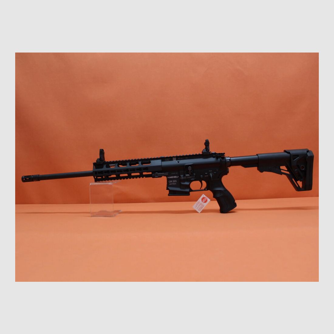 HAENEL Ha. Fucile .223Rem HAENEL CR223 Sistema a gas a pistone AR-15, canna da 16,5"/ Sistema a rail KeyMod 2/ Grilletto fine