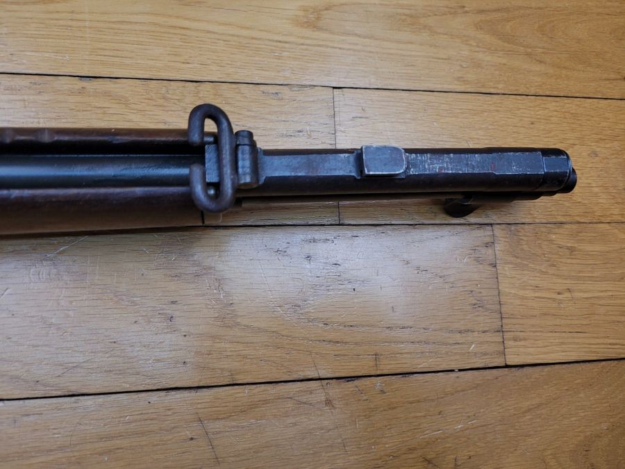 Sehr schöner und mythischer Selbstladeflinte Garand M1 - Originalkaliber 30-06 Springfield - Herstellung Winchester Oktober / November 1943 - Seltenes 100% originales Set - TBE, Bild 12 von 34