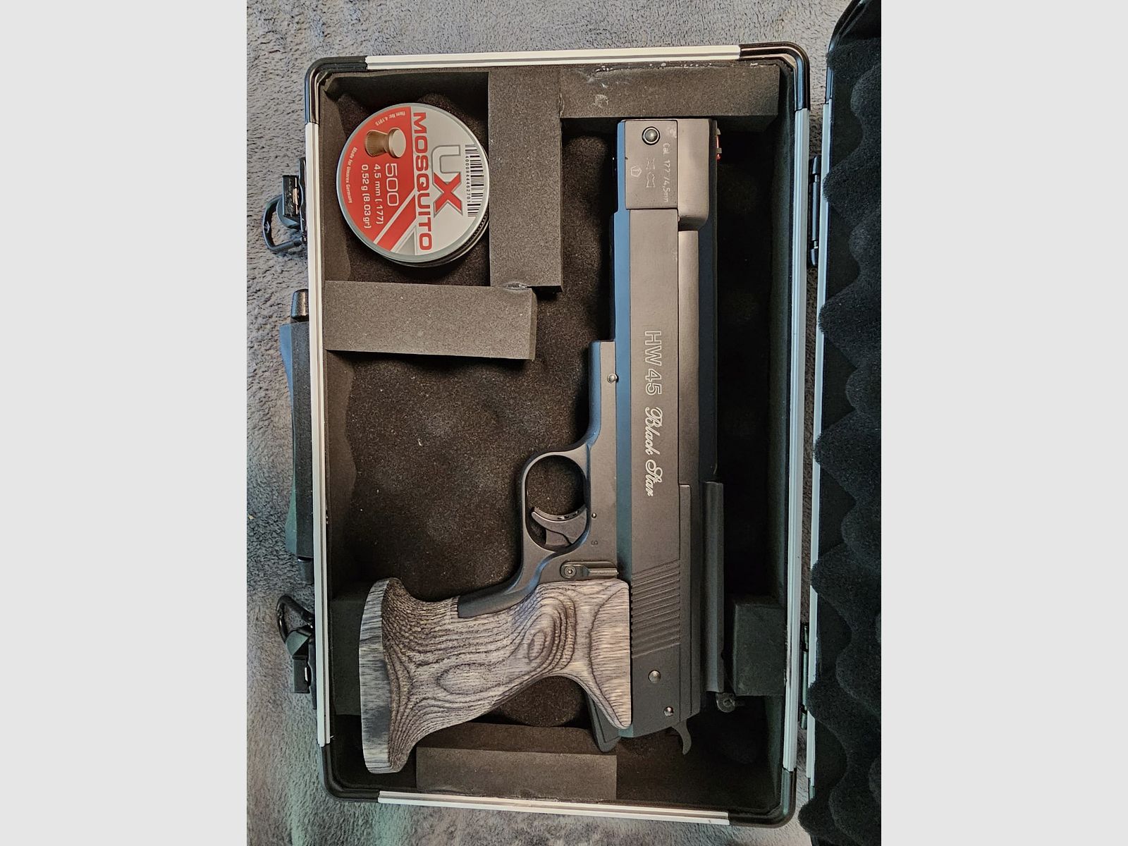Weihrauch HW 45 Blackstar TOP Zustand mit Garantie und Zubehör