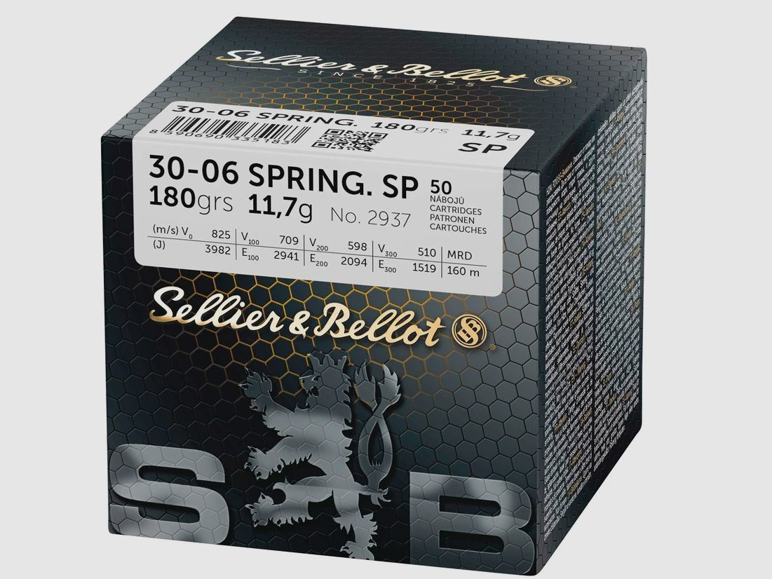 .30-06 Spr. Teilmantel S 11,7g/180grs. Sellier & Bellot