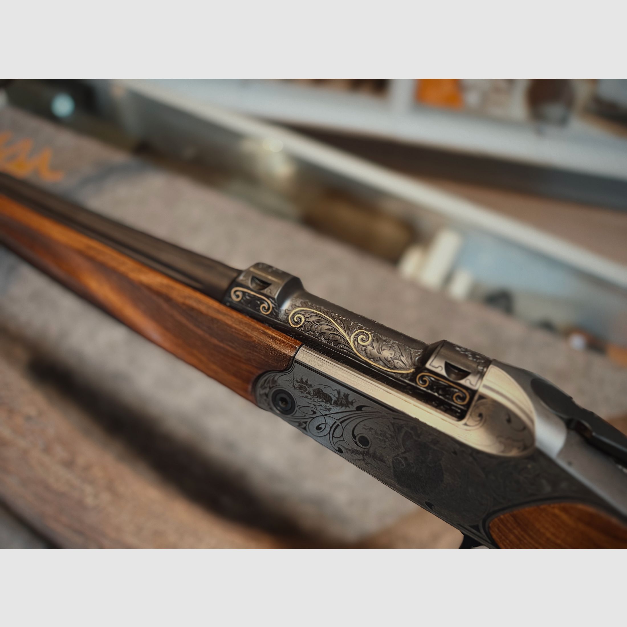 Blaser K95 Luxus – Kal. .270 Win – Custom Lauf mit Goldeinlagen